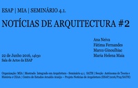 NOTÍCIAS DE ARQUITETURA #2