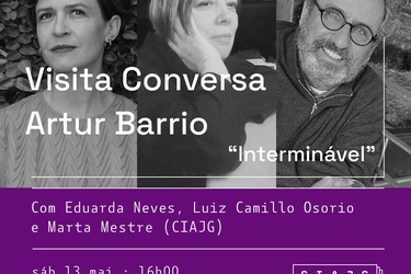 Visita Conversa em torno da exposição INTERMINÁVEL de Artur Barrio