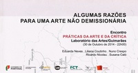 PRÁTICAS DA ARTE E DA CRÍTICA