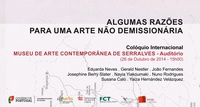 ALGUMAS RAZÕES PARA UMA ARTE NÃO DEMISSIONÁRIA