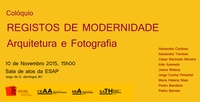 REGISTOS DE MODERNIDADE. Arquitetura e Fotografia