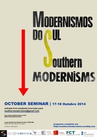 MODERNISMOS DO SUL - OCTOBER SEMINAR