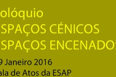 ESPAÇOS CÉNICOS - ESPAÇOS ENCENADOS